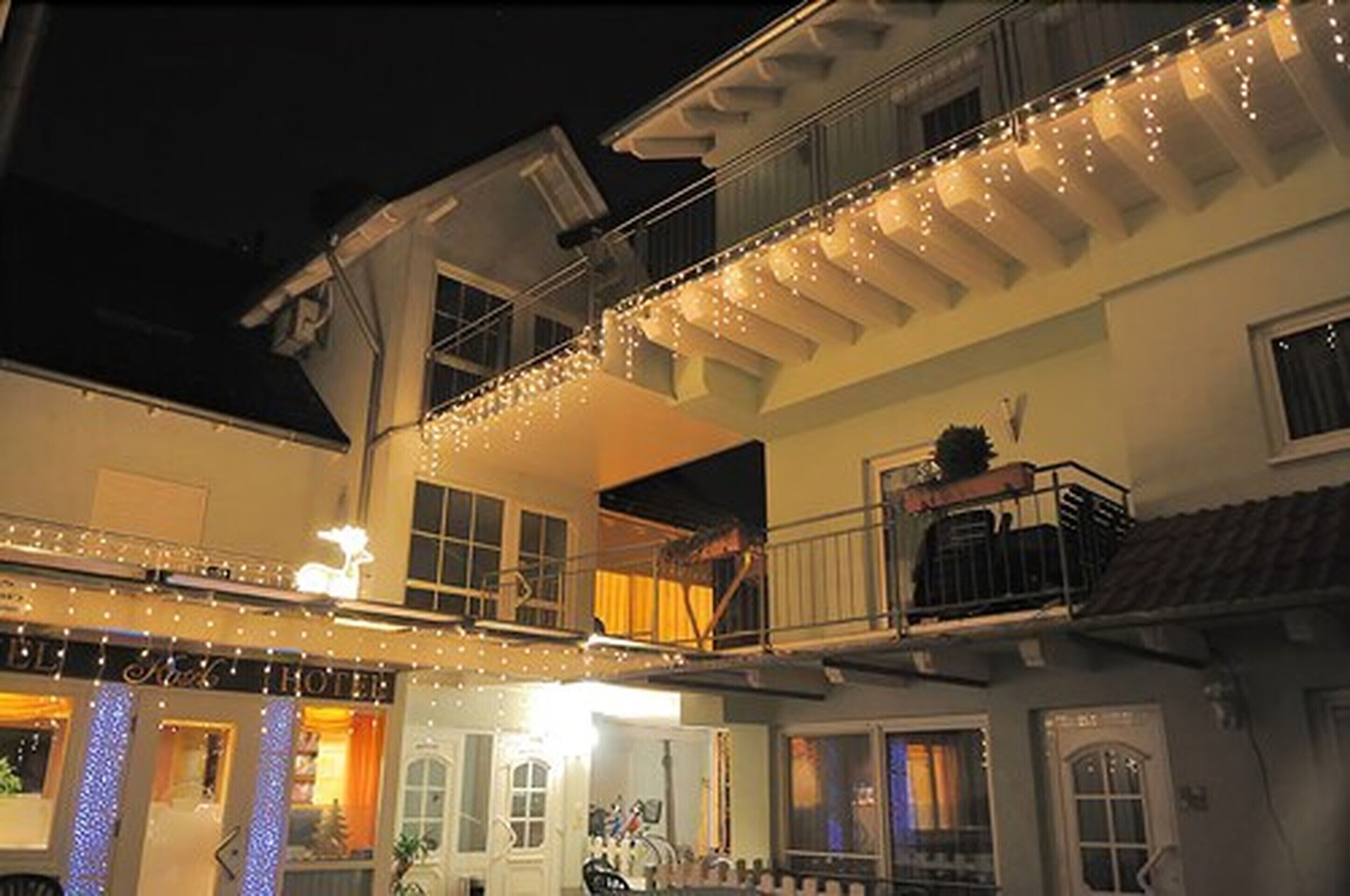 front of property – evening/night