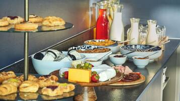 Kontinental frokost er inkludert hver dag
