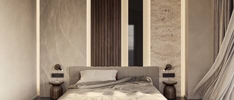 Junior Suite -Outdoor Jacuzzi | Memory foam beds, minibar, in-room safe, individually decorated