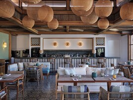 Breakfast, lunch, dinner served; Mediterranean cuisine, beach views 