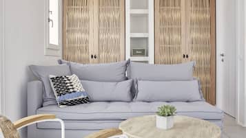 Suíte superior, banheira de imersão (Outdoor) | 1 quarto, roupas de cama premium, cofres nos quartos