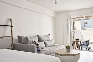 Suite Junior, bain à remous (Outdoor) | Coin séjour