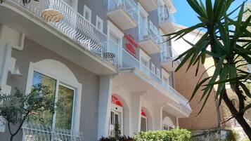 Fassade der Unterkunft