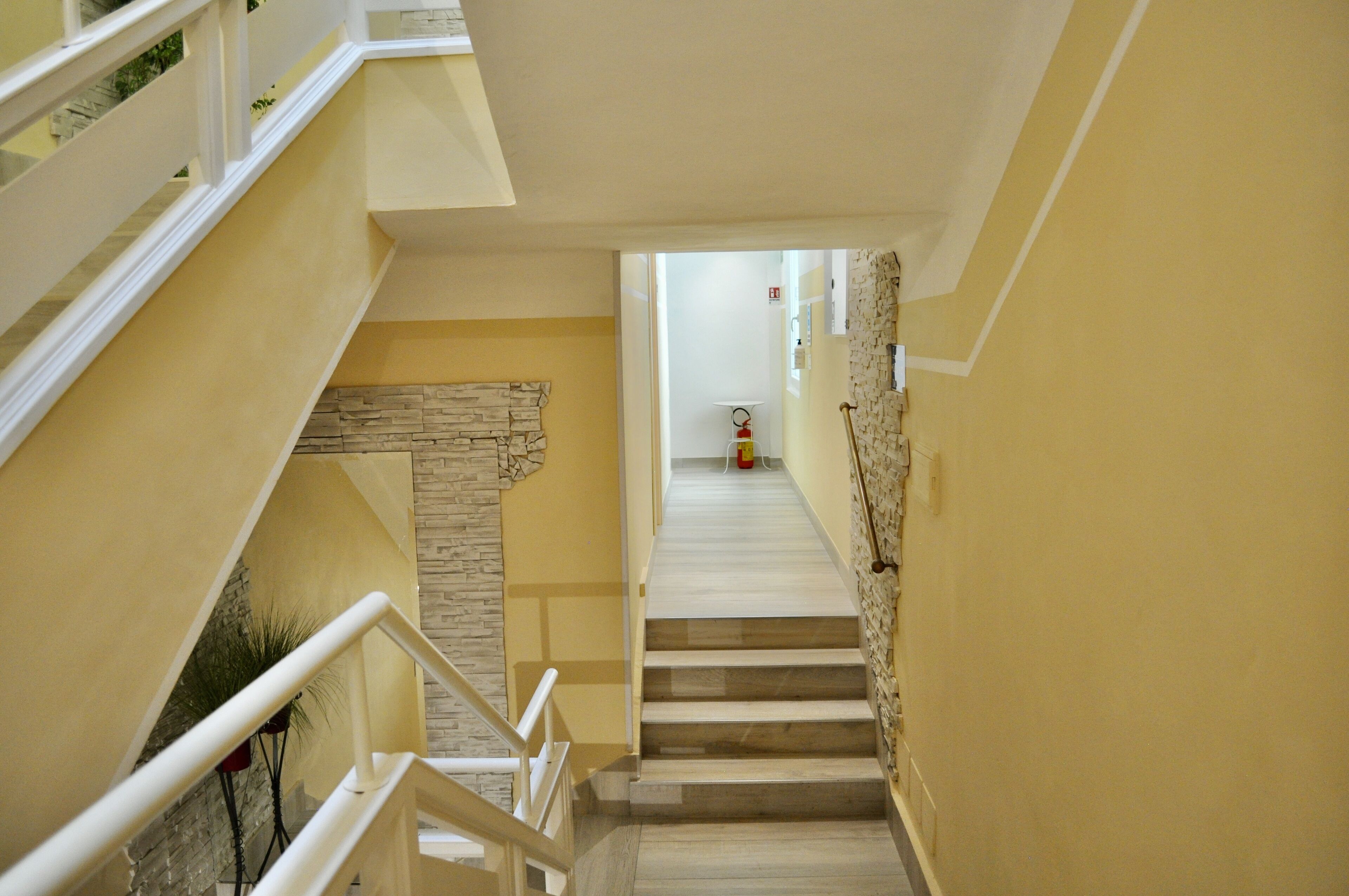 handrails in hallways