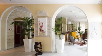 Zona de estar del vestíbulo