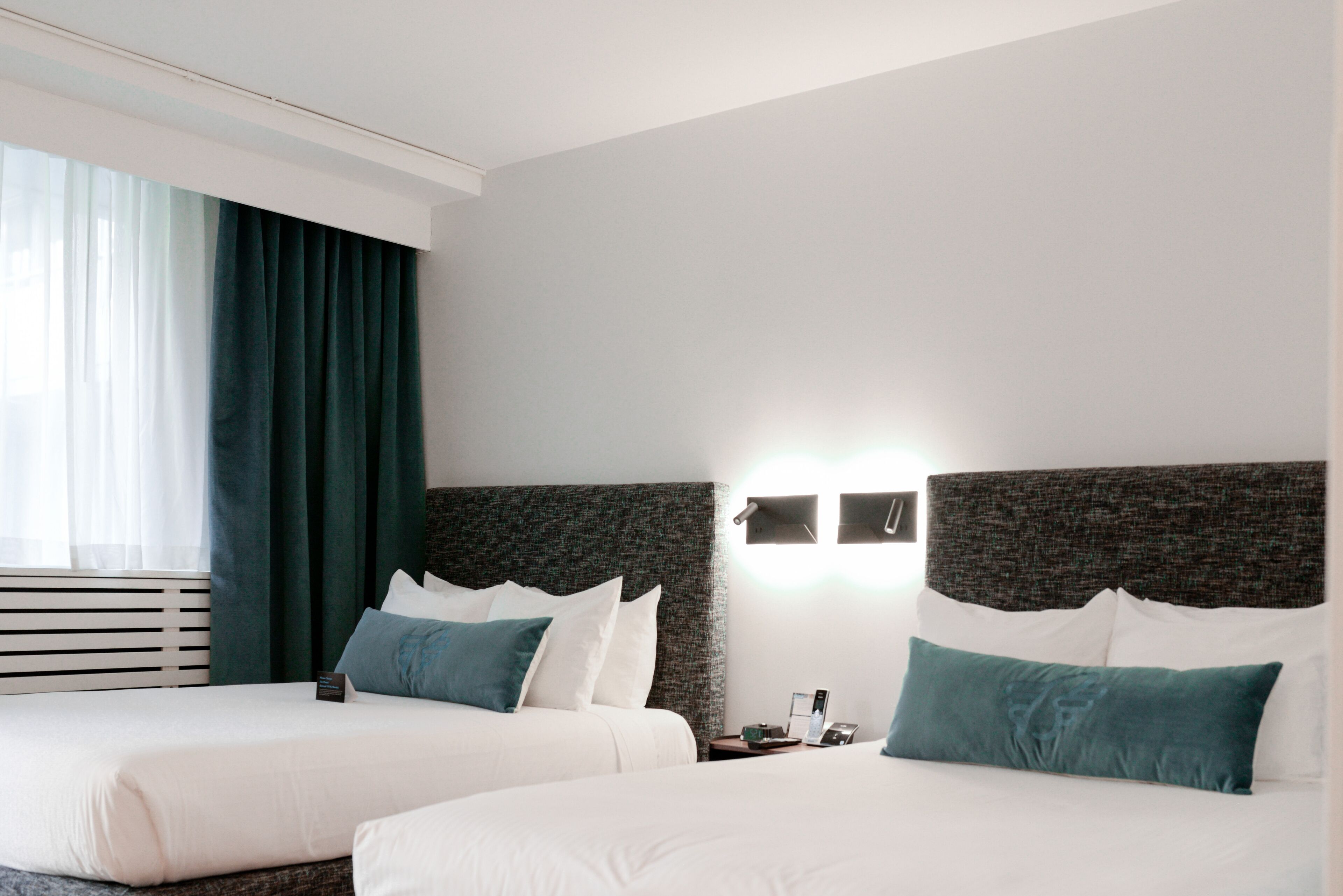 Twin Room, 2 Double Beds, Garden View
