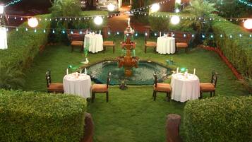Espace banquet en plein air