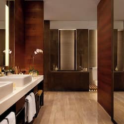 Club Executive Suite | Bathroom | Separate tub and shower, hair dryer, bathrobes, slippers