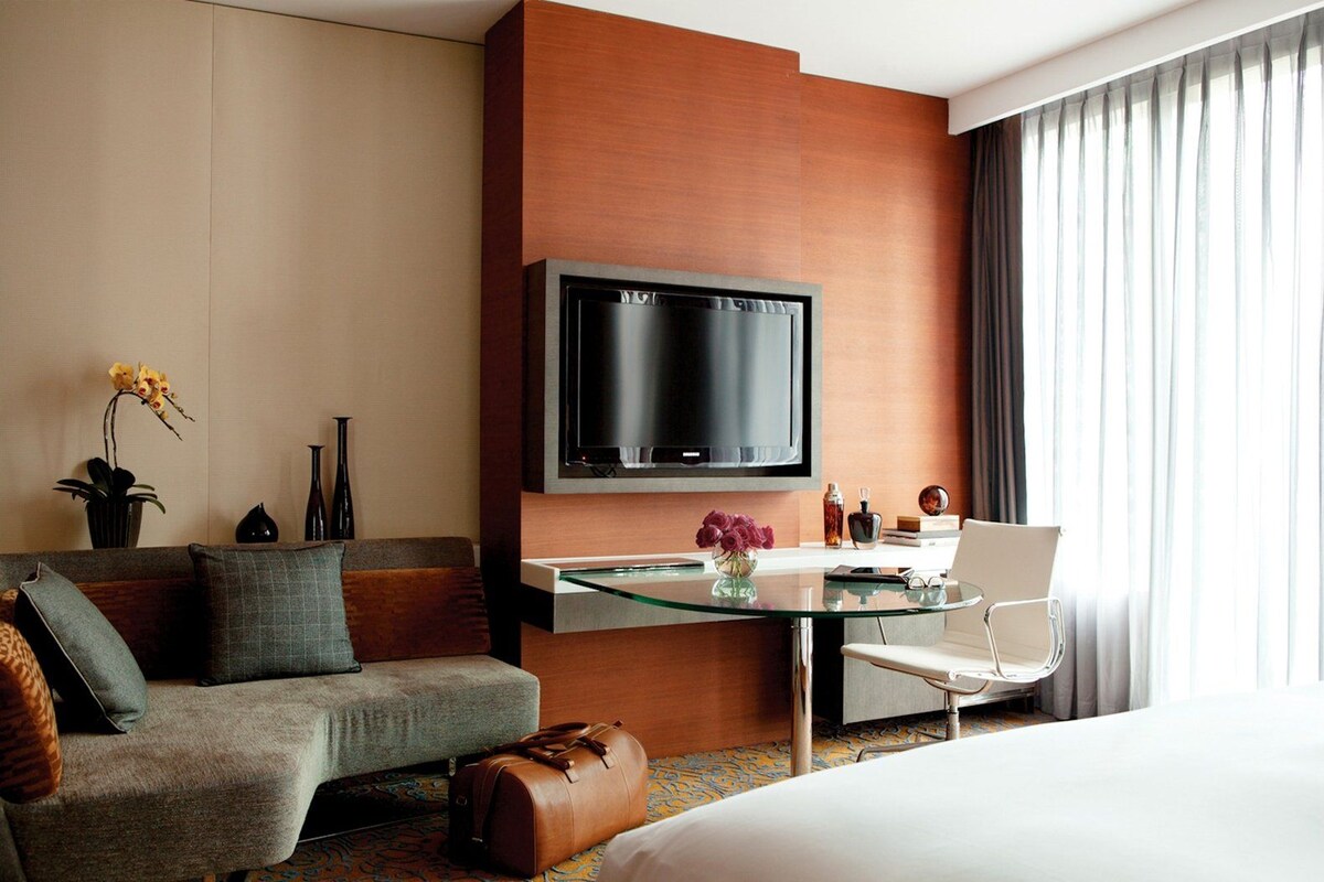 Studio, Pool Access, City View | Premium bedding, down comforters, in-room safe, desk