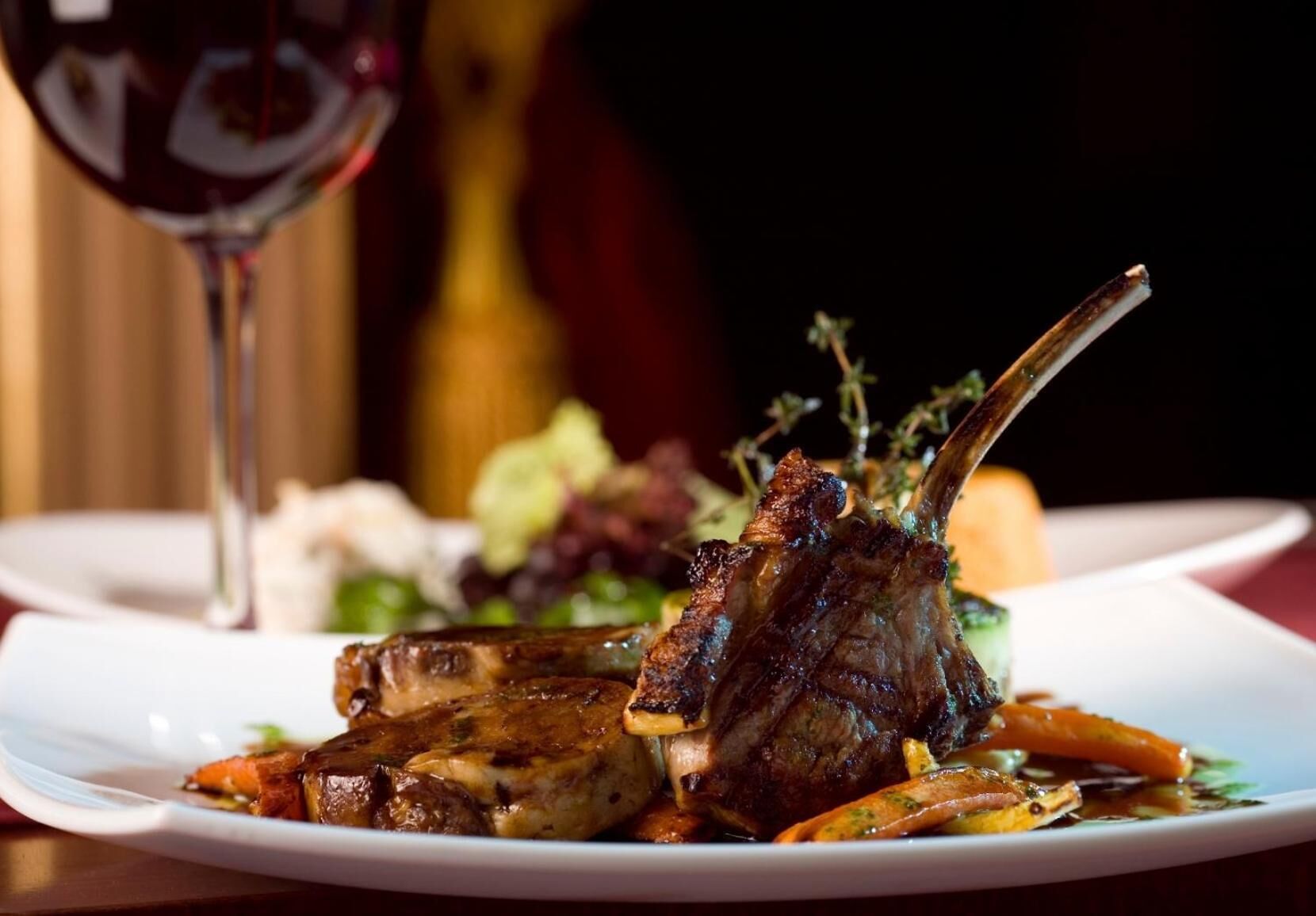 breakfast, lunch and dinner served