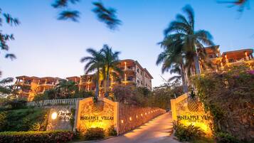 Front of property – evening/night