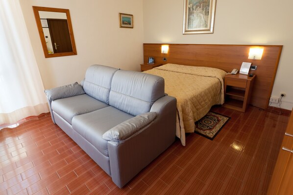 26-inch TV with satellite channels, pay films