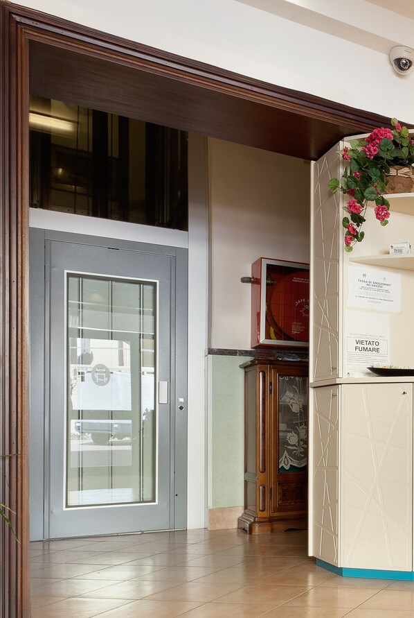 Entrée de l’hébergement