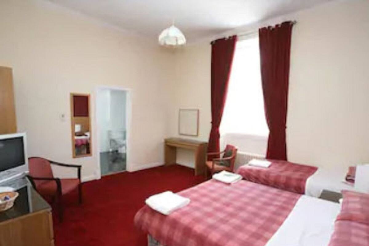 Desk, iron/ironing board (on request), WiFi (free)
