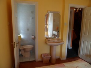 Habitación individual | Baño | Secadora de cabello y toallas 