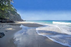 Playa privada y pesca