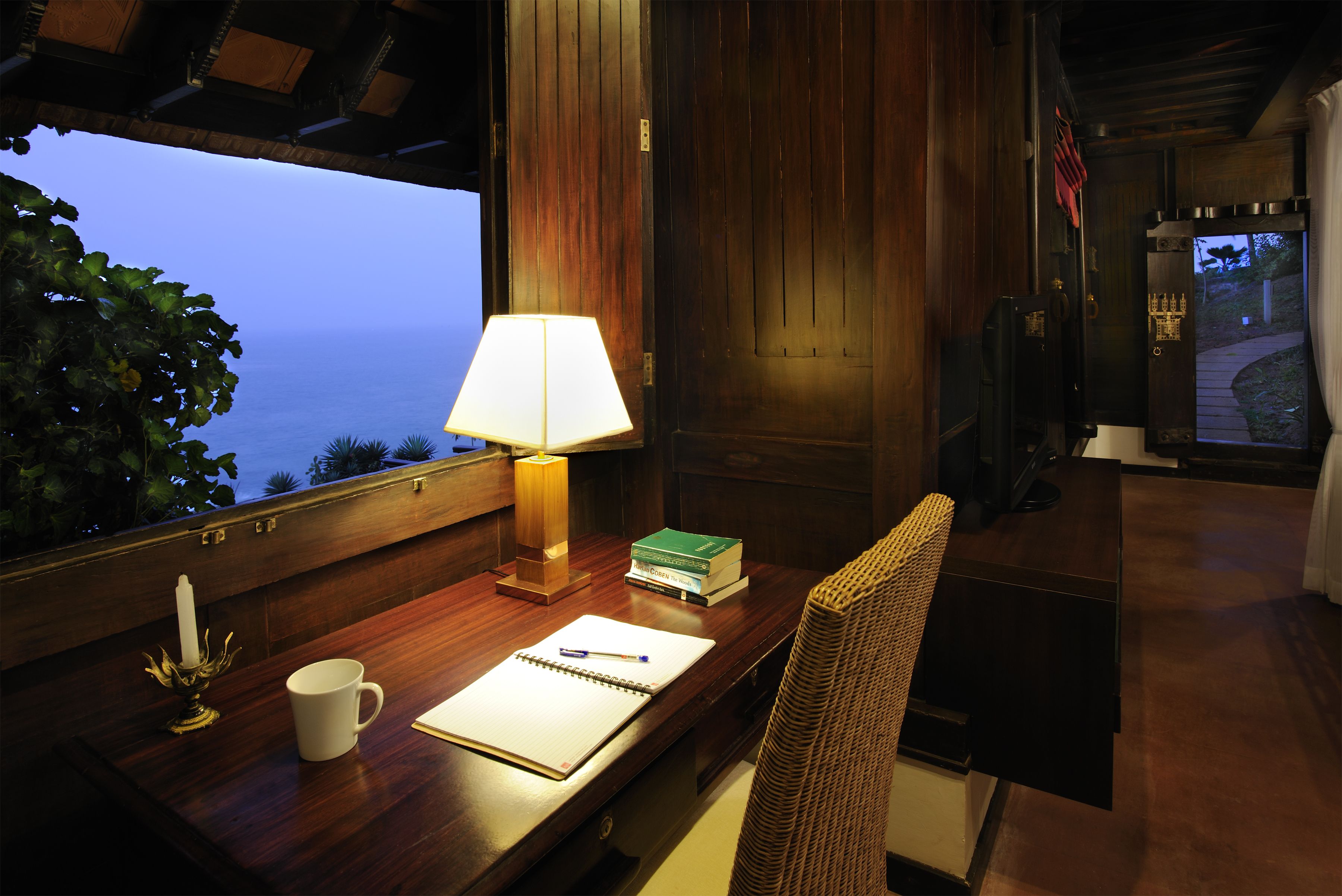 premium cottage, 1 king bed, sea view | bathroom | shower, rainfall showerhead, designer toiletries, hair dryer