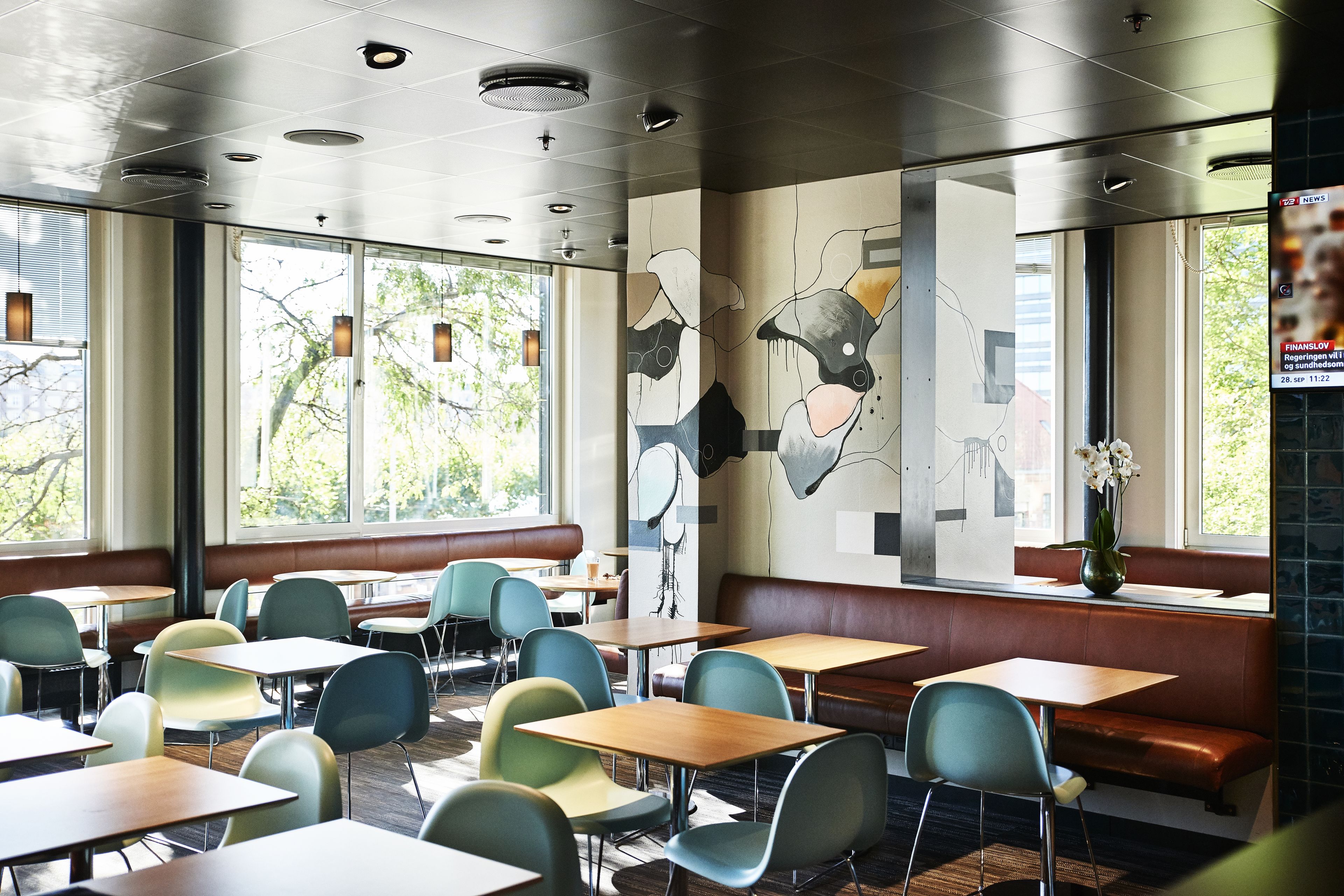 Kontinental morgenmad hver dag (98 DKK pr. person)