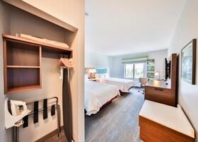 Two Queen Beds, Non-Smoking | Premium bedding, laptop workspace, blackout drapes, iron/ironing board