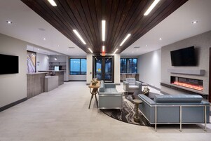 Sala de estar en el lobby