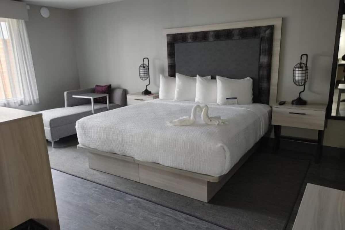 Premium bedding, in-room safe, desk, laptop workspace