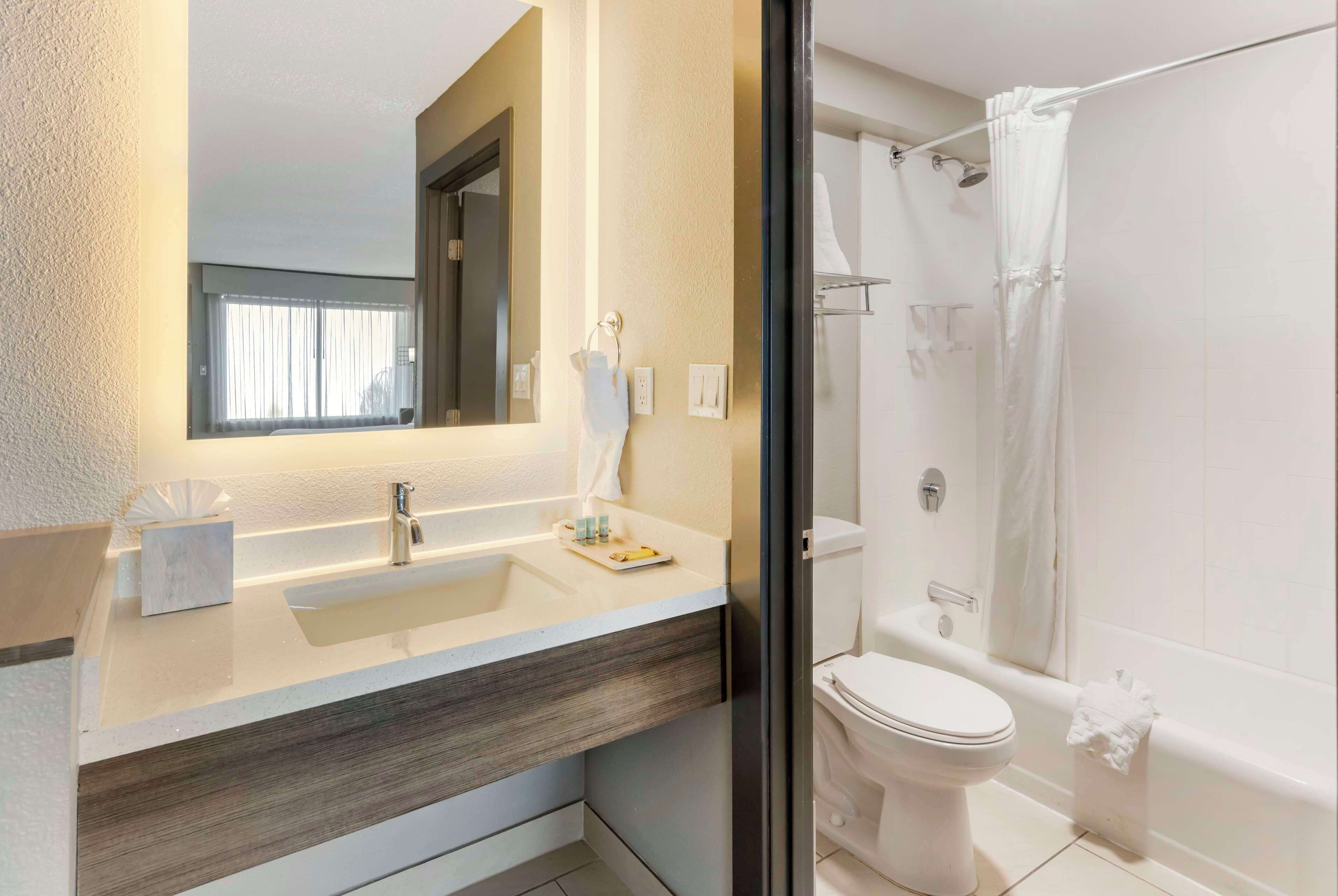 free toiletries, hair dryer, towels, soap