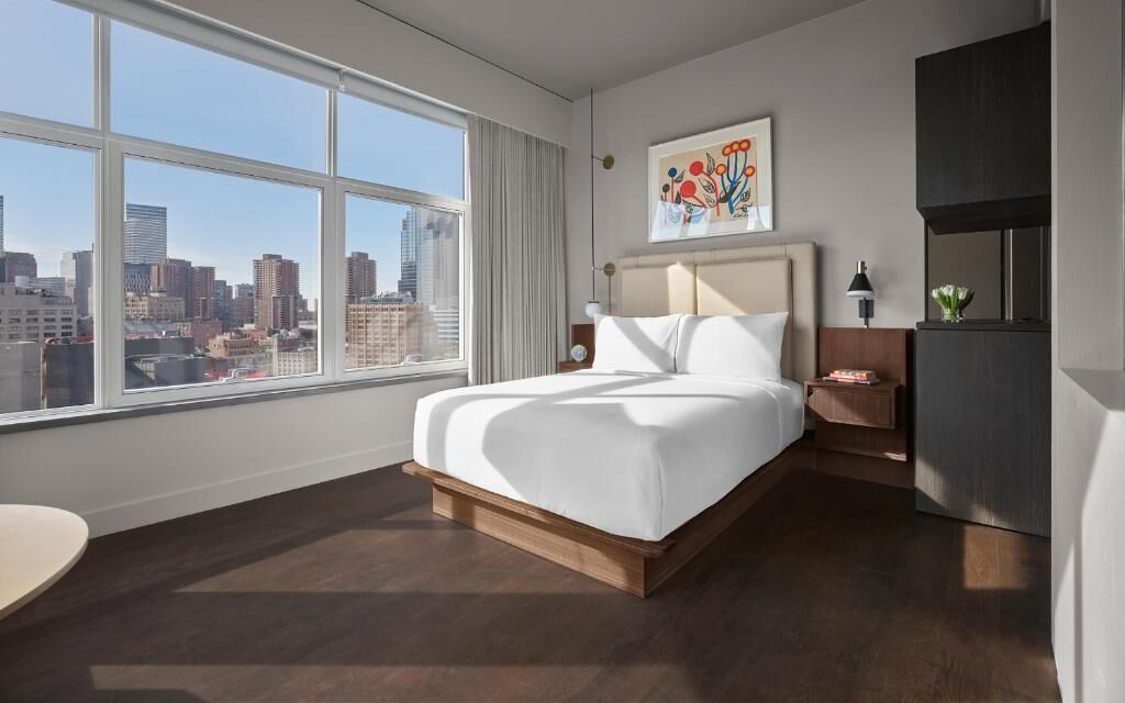 Room, 1 Queen Bed (Modern) | Frette Italian sheets, premium bedding, down comforters, pillowtop beds