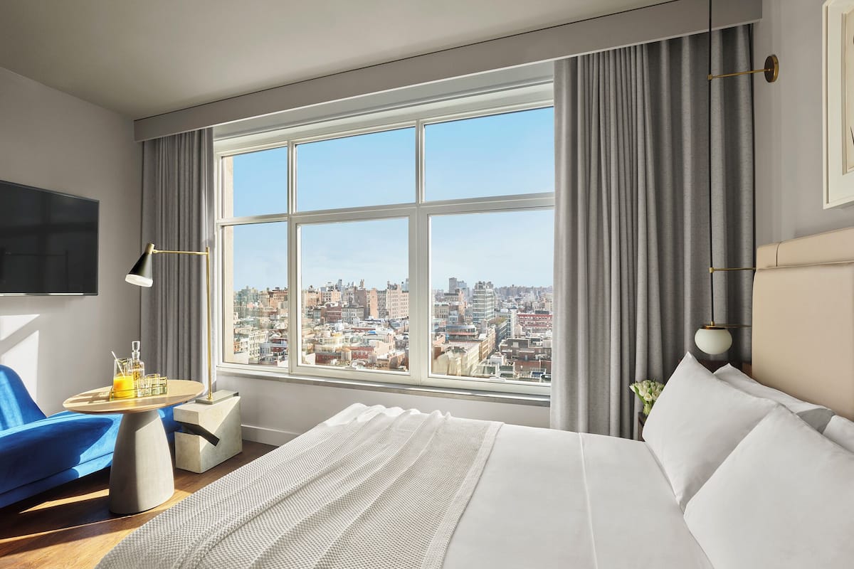 Room, 1 King Bed (Modern) | Frette Italian sheets, premium bedding, down comforters, pillowtop beds