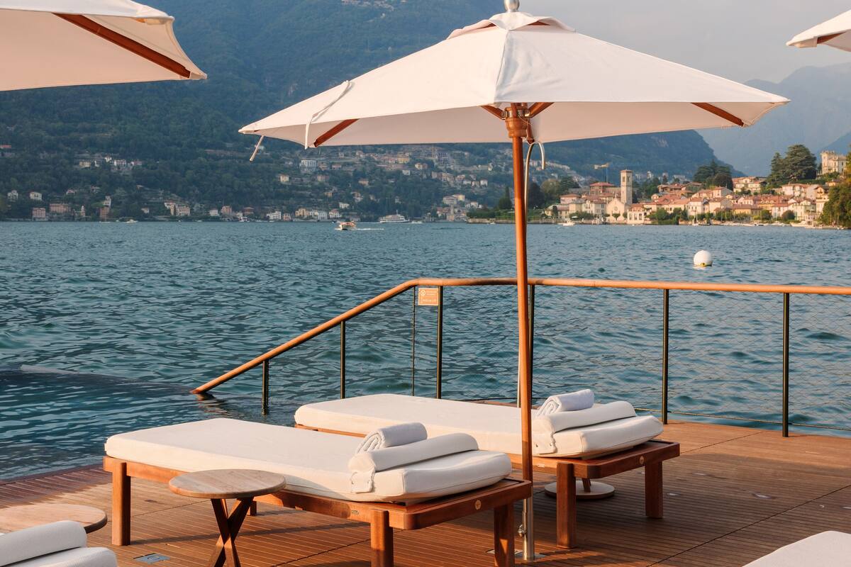 indoor pool, seasonal outdoor pool, free pool cabanas, pool umbrellas