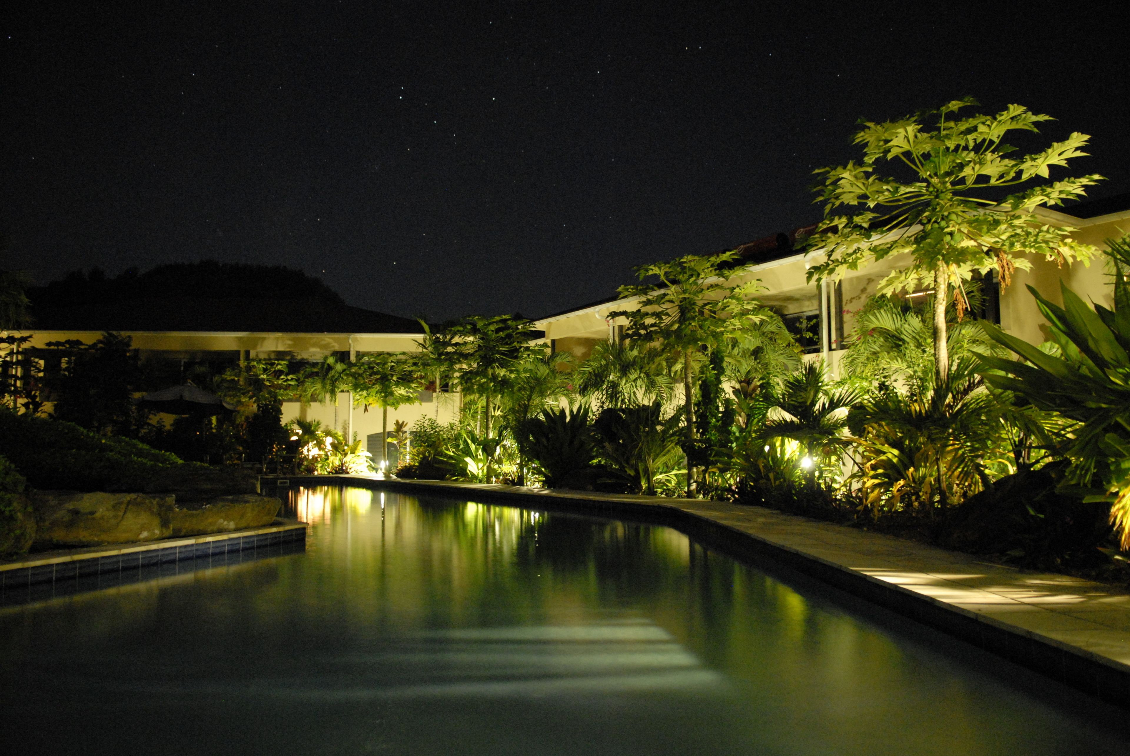 Front of property - evening/night