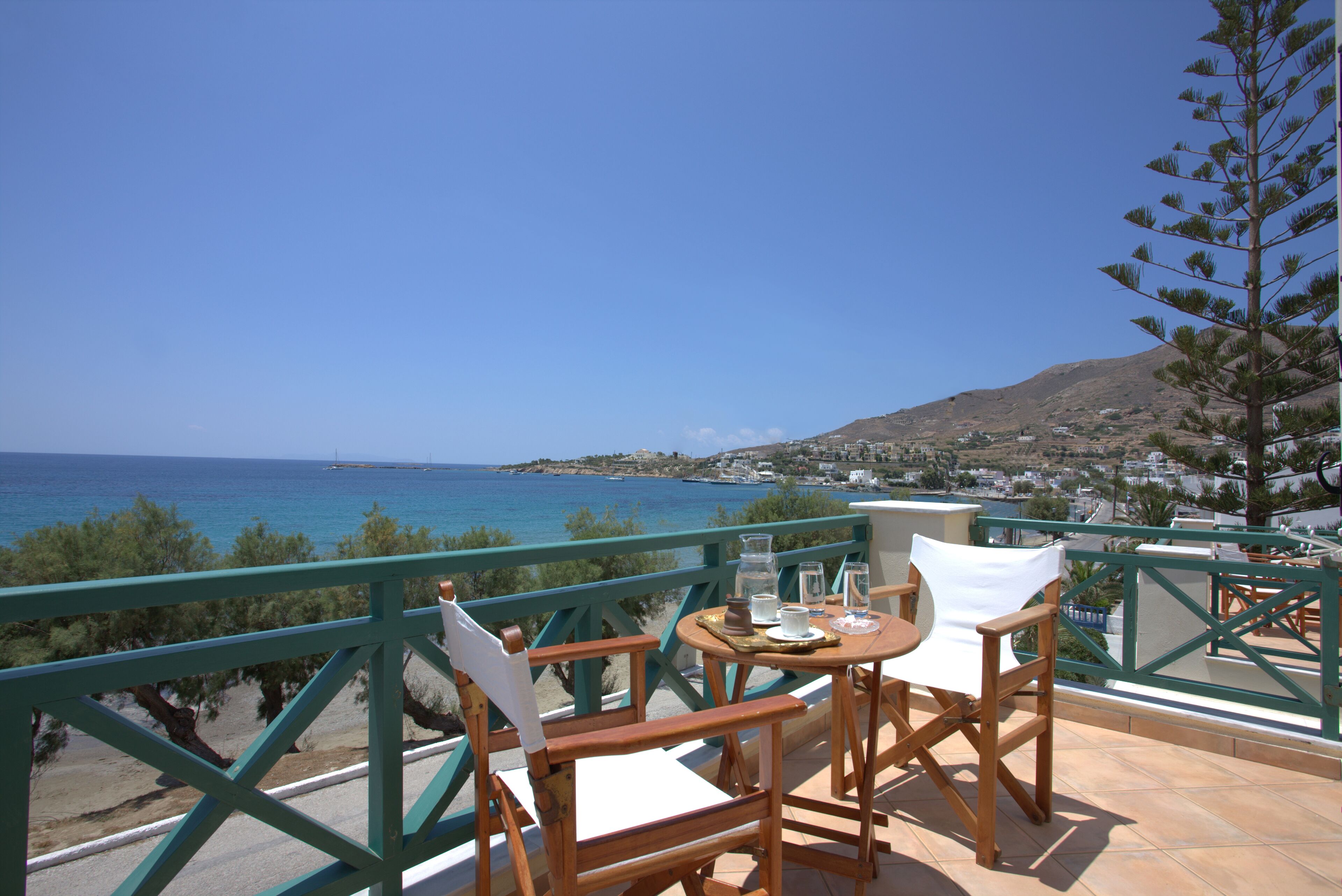 family room, 2 bedrooms, sea view | terrace/patio