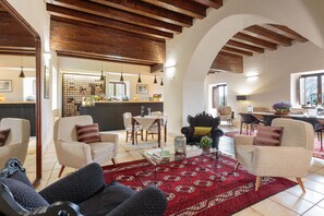 Sitteområde i lobbyen