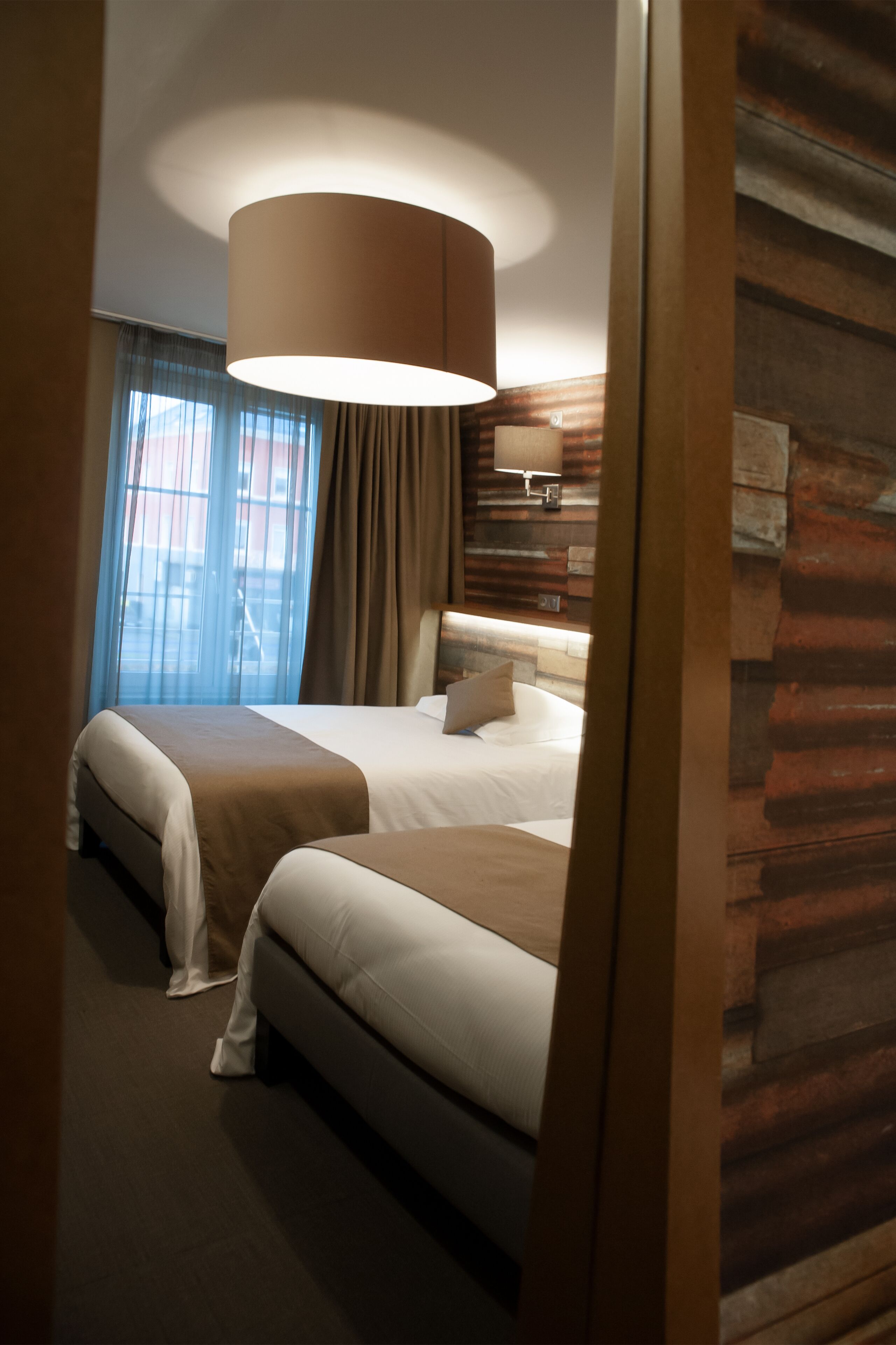 pillow-top beds, free minibar, in-room safe, desk