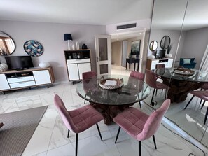Standard Apartment, 2 Bedrooms | Living area | 62-cm LCD TV with digital channels, TV - Riviera Eden Palace (Cannes)