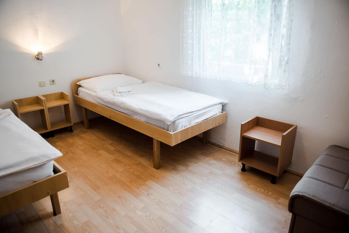Standaard kamer, 2 eenpersoonsbedden | Een laptopwerkplek, verduisterende gordijnen, geluiddichte muren
