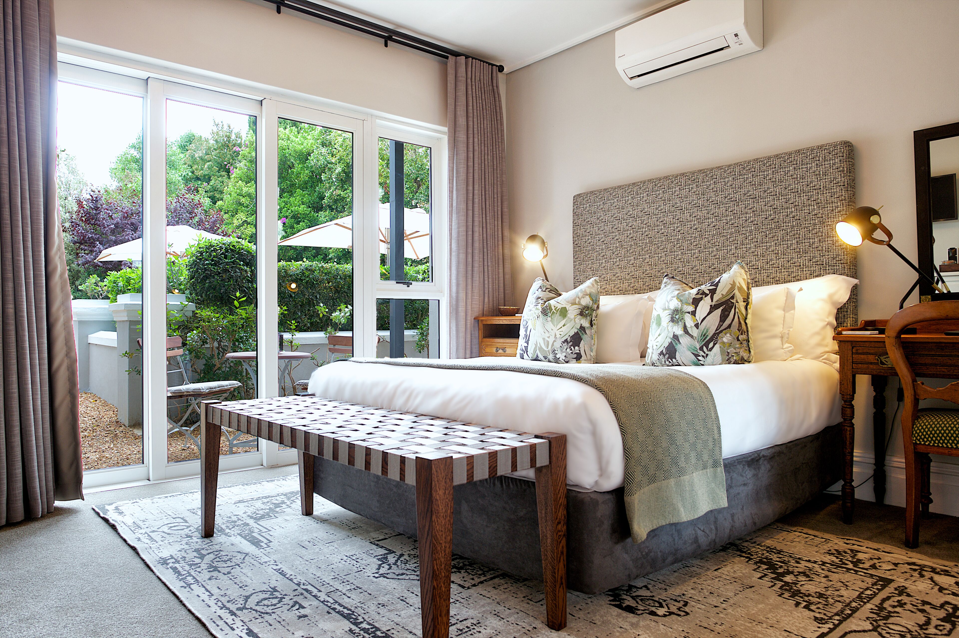 Deluxe Double or Twin Room, Balcony, Pool View | Terrace/patio