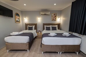 Economy Family Room | Egyptian cotton sheets, premium bedding, pillow-top beds, minibar - Family Istanbul Hotel (Istanbul)