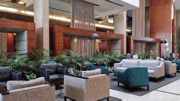 Sitteområde i lobbyen