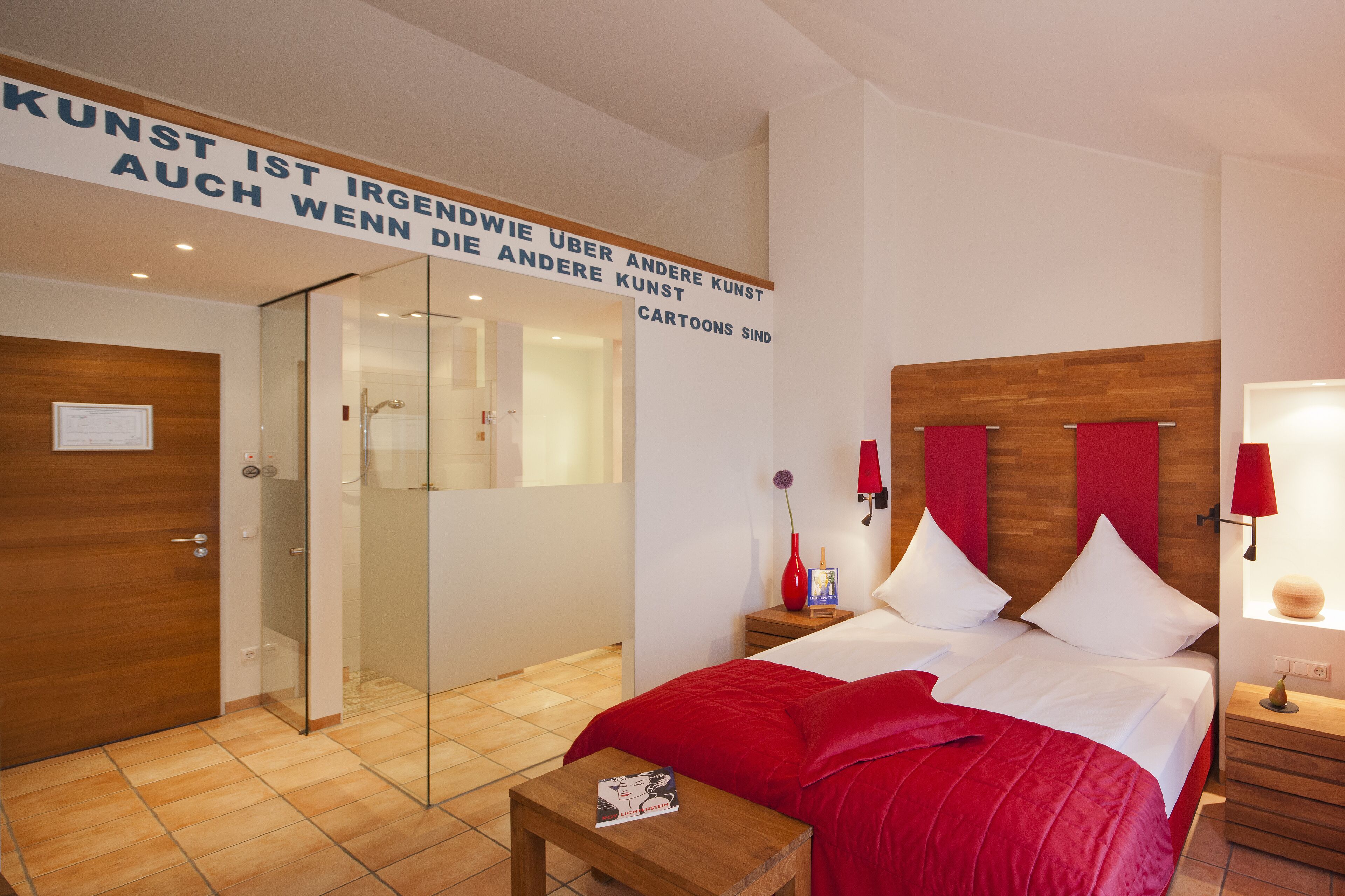 comfort double room | bathroom | free toiletries, hair dryer, slippers, towels