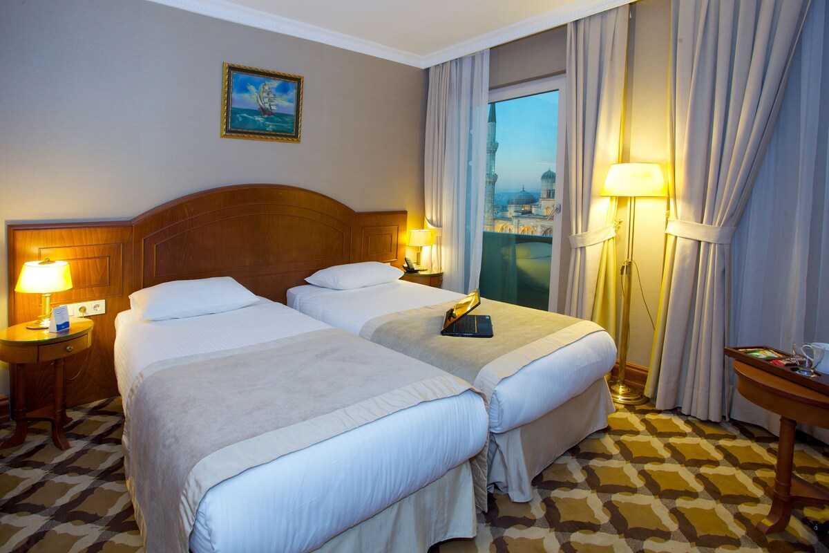 1 habitación, ropa de cama de alta calidad y colchones con pillow-top 