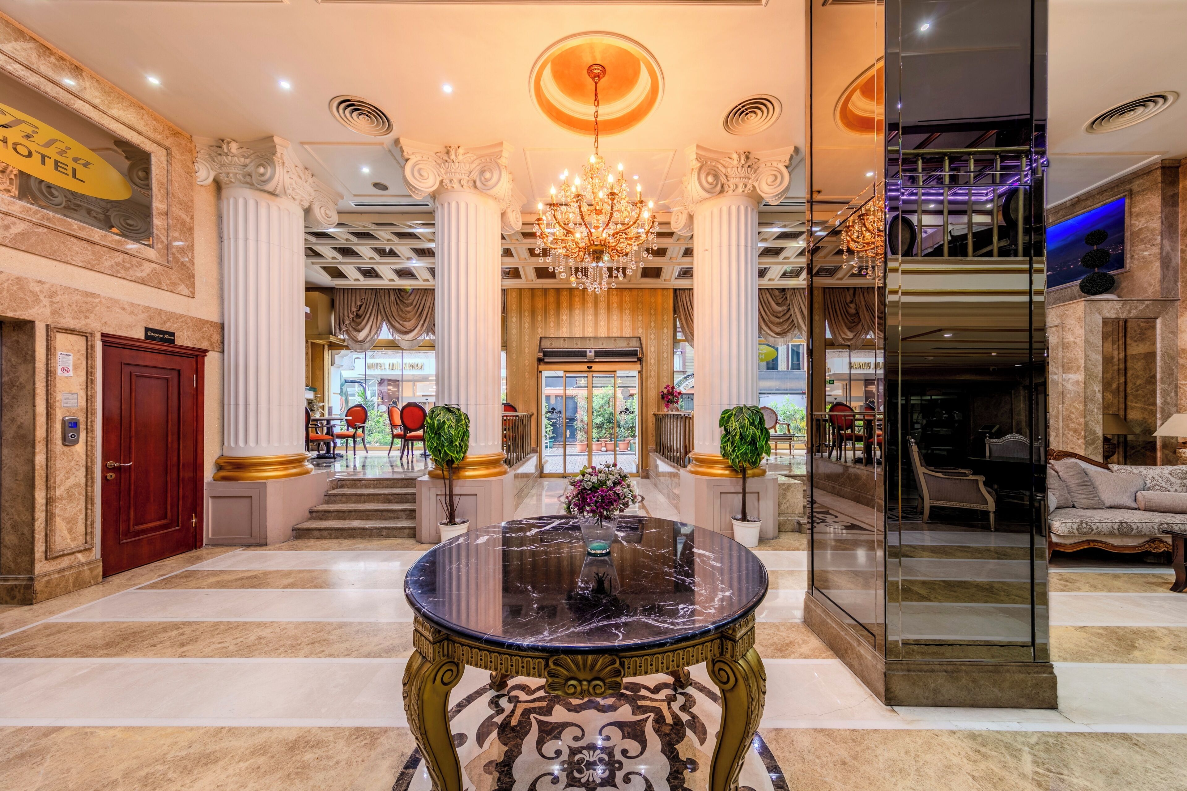 Entrada de la propiedad