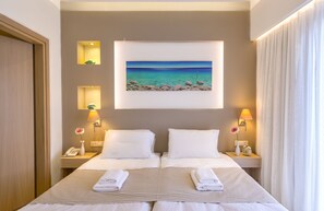 公寓 适于 4 人 | 客房内保险箱、隔音、免费 WiFi、床单