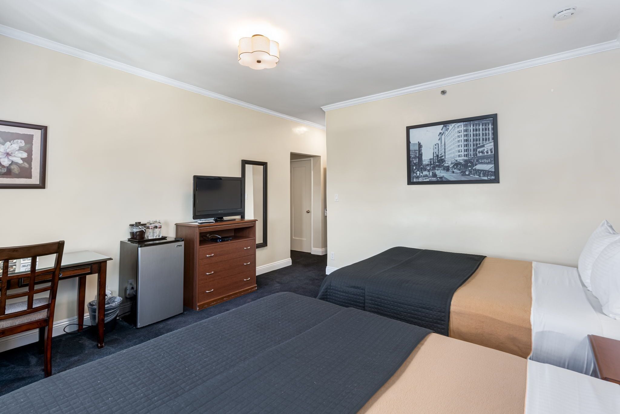 deluxe room, 2 queen beds | 1 bedroom, premium bedding, pillow-top beds, in-room safe