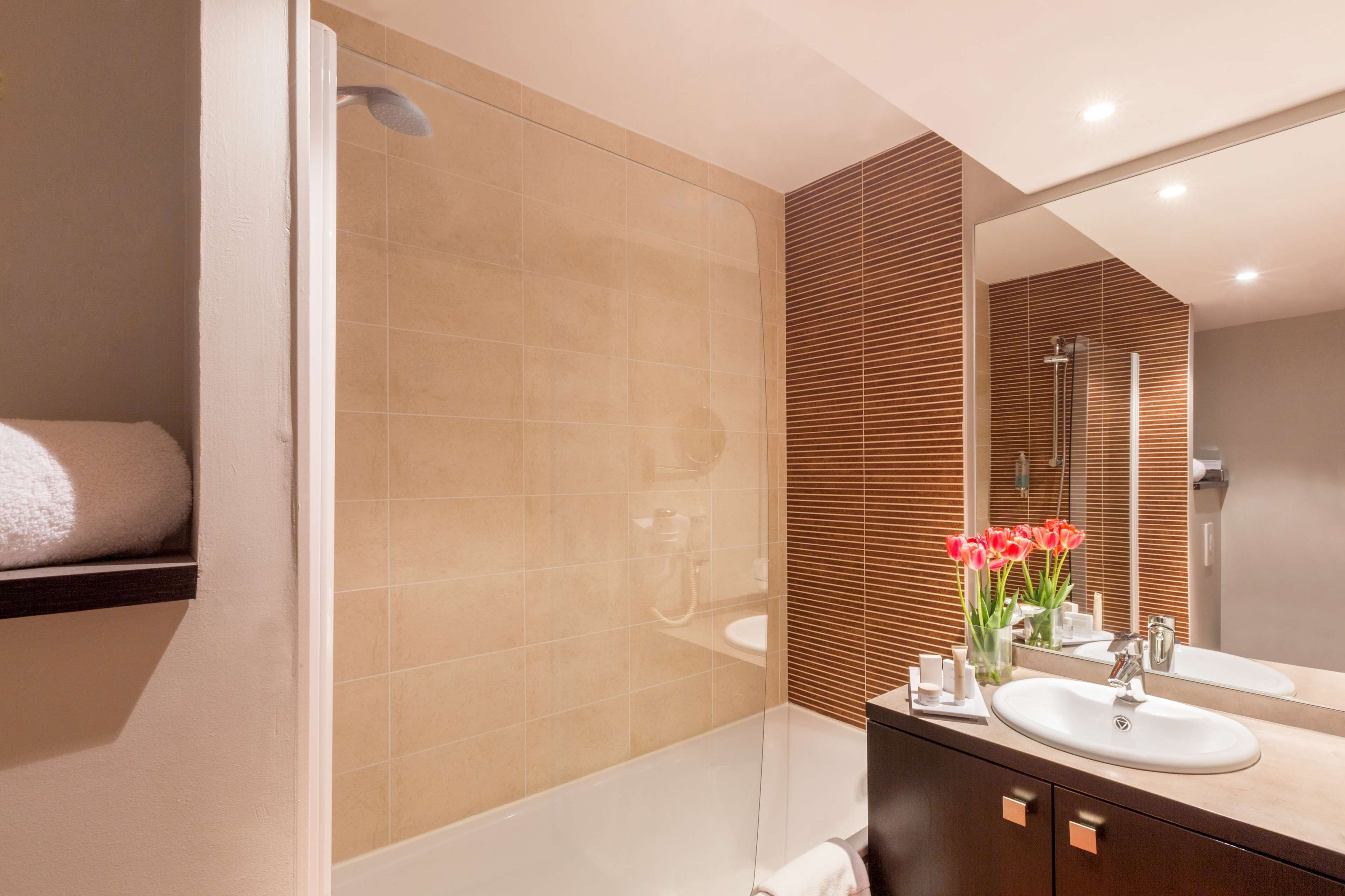 free toiletries, hair dryer, towels, soap