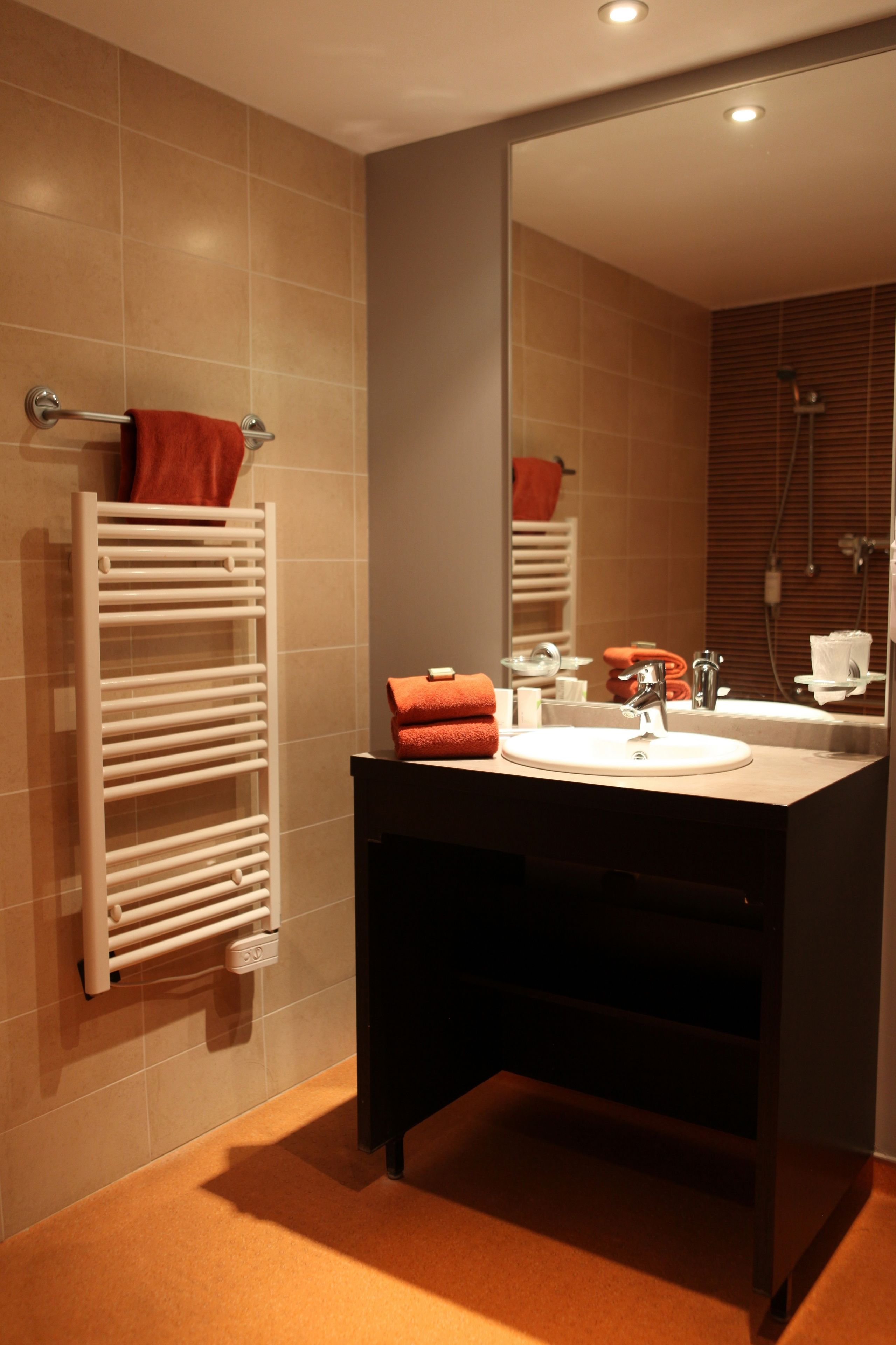 free toiletries, hair dryer, towels, soap