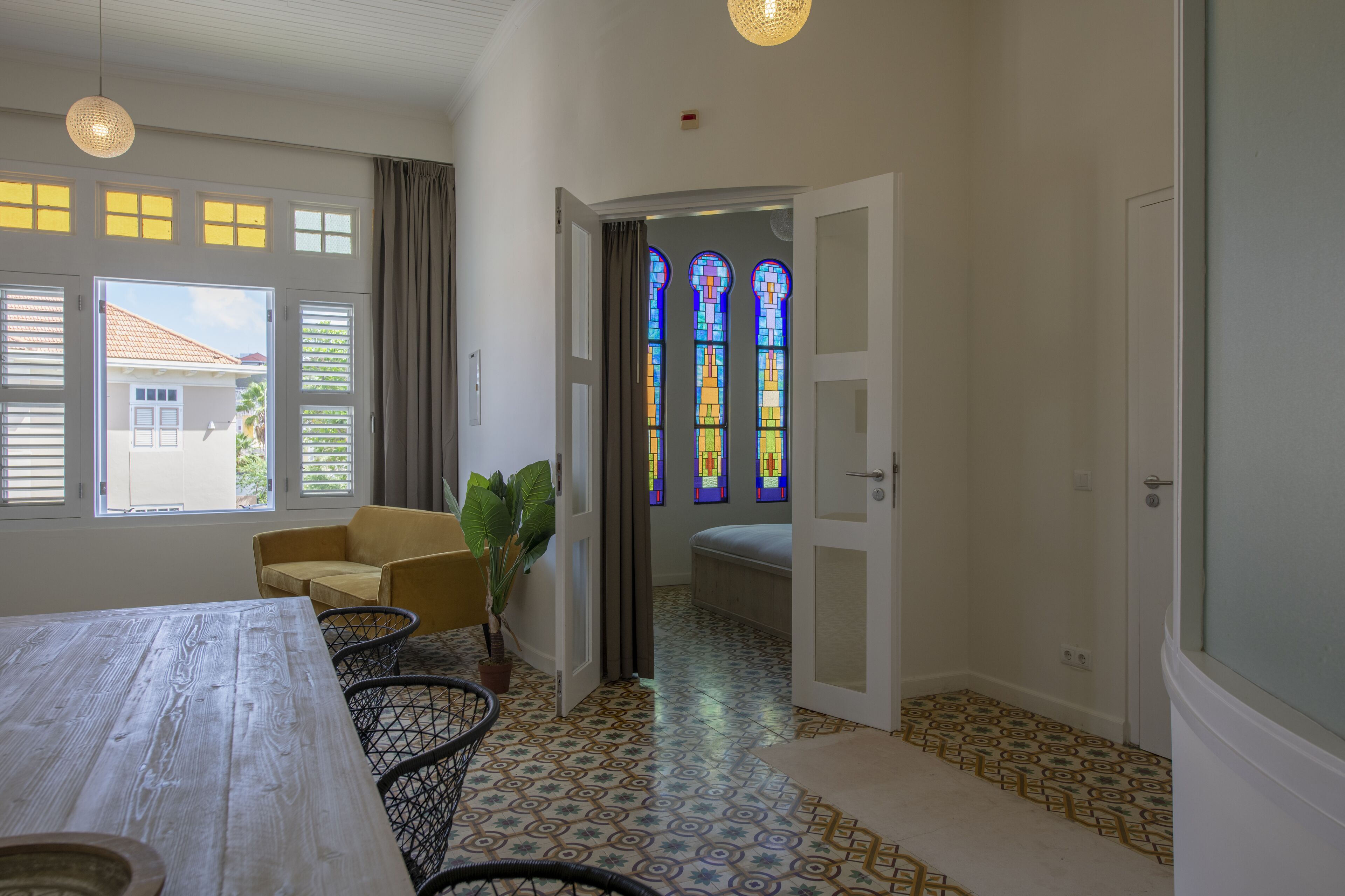 apartment, 2 bedrooms, city view | premium bedding, in-room safe, desk, iron/ironing board