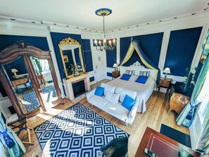 Premium bedding, memory-foam beds, desk, soundproofing