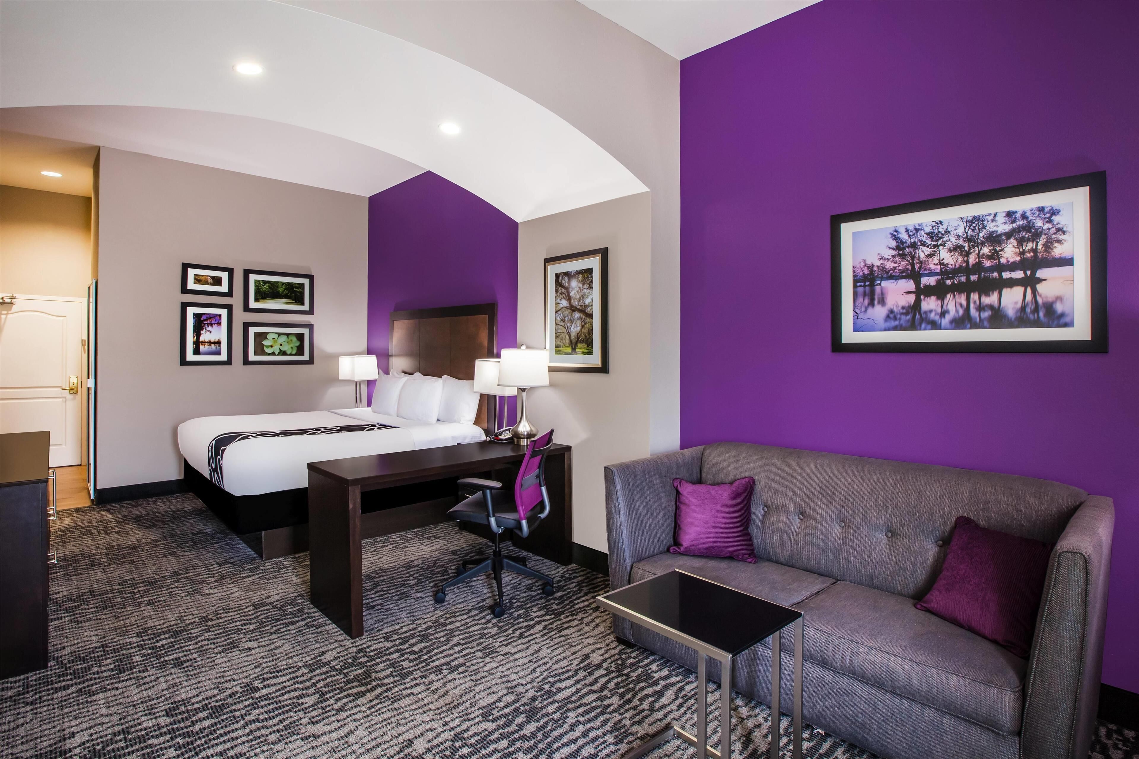 deluxe room, 1 king bed, non smoking | premium bedding, pillow-top beds, desk, iron/ironing board