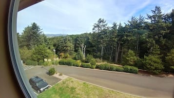 Vue depuis lâhĂ©bergement