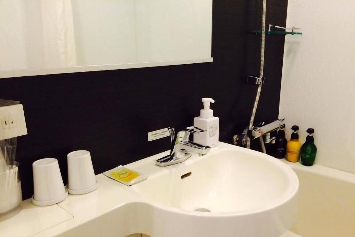 Bathroom | Combined shower/tub, free toiletries, hair dryer, slippers